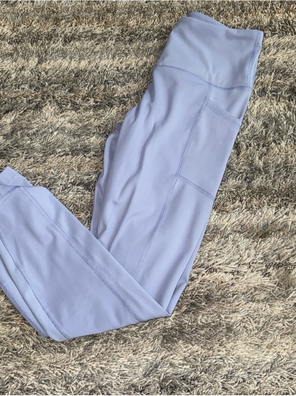 90 Degree By Reflex Light Lavender Leggings